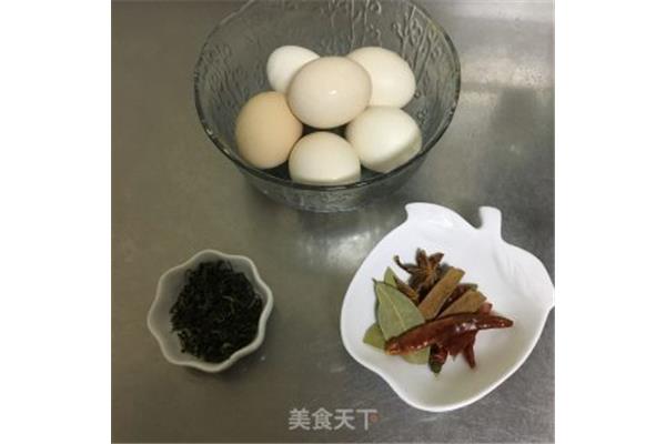 五香茶叶蛋的制作方法和配料煮茶叶